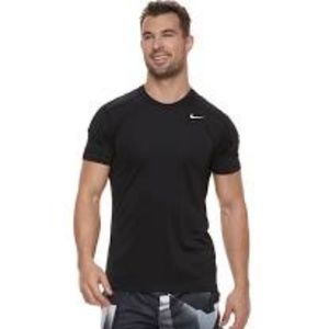 MEN'S LARGE NIKE DRI-FIT T-SHIRT SHIRT BLACK